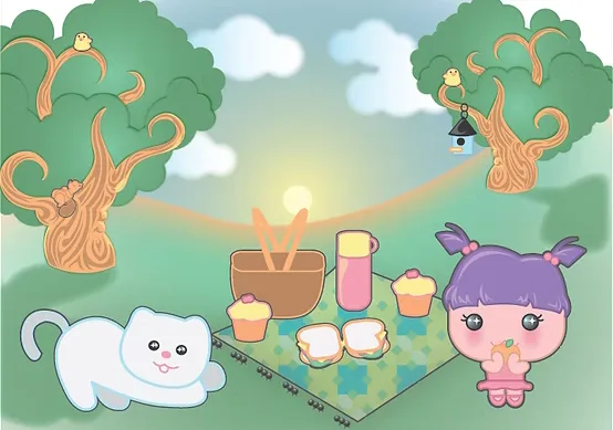 Picnic Illustration
